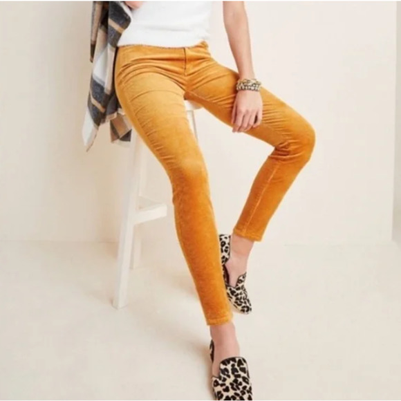 PAIGE Pants - Paige Hoxton Ankle Corduroy Skinny Pants Sz 26
